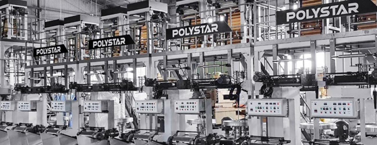 Nhà sản xuất Việt thay máy cũ bằng máy thổi màng POLYSTAR